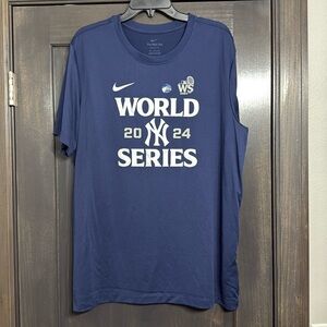 Nike 2024 World Series Mens New York Yankees MLB T Shirt Tee XL
